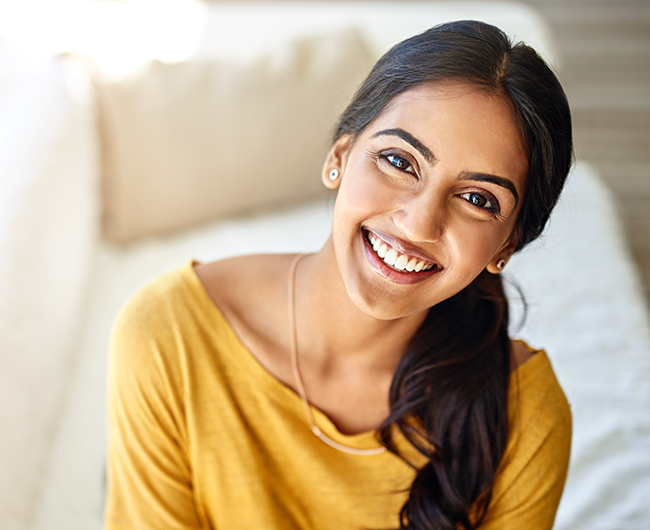 smiling woman