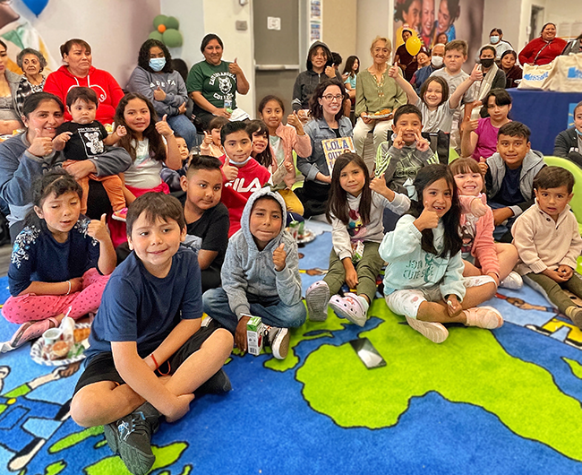 kids at Community Resource Center