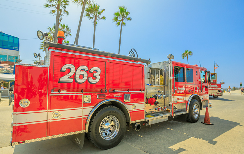 Los Angeles Fire Department Truck