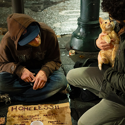 person experiencing homelessness