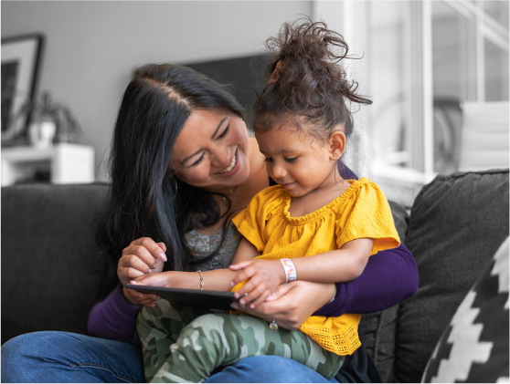 Mother and daughter