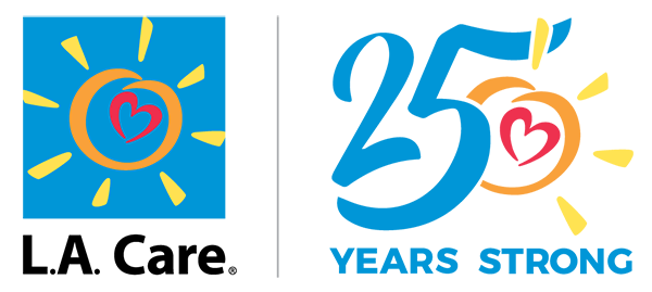 L.A. Care 25th Anniversary logo