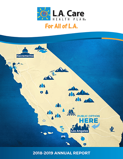 L.A. Care annual report cover