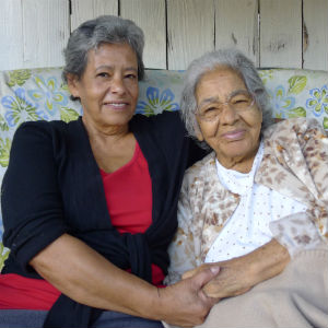 Luz and her mother Maria 