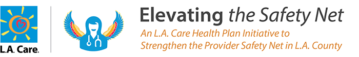 logo of L.A. Care and Elevating the Safety Net