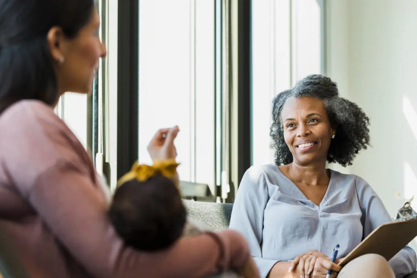 doula with a patient